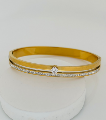 Crystal cascade bracelet