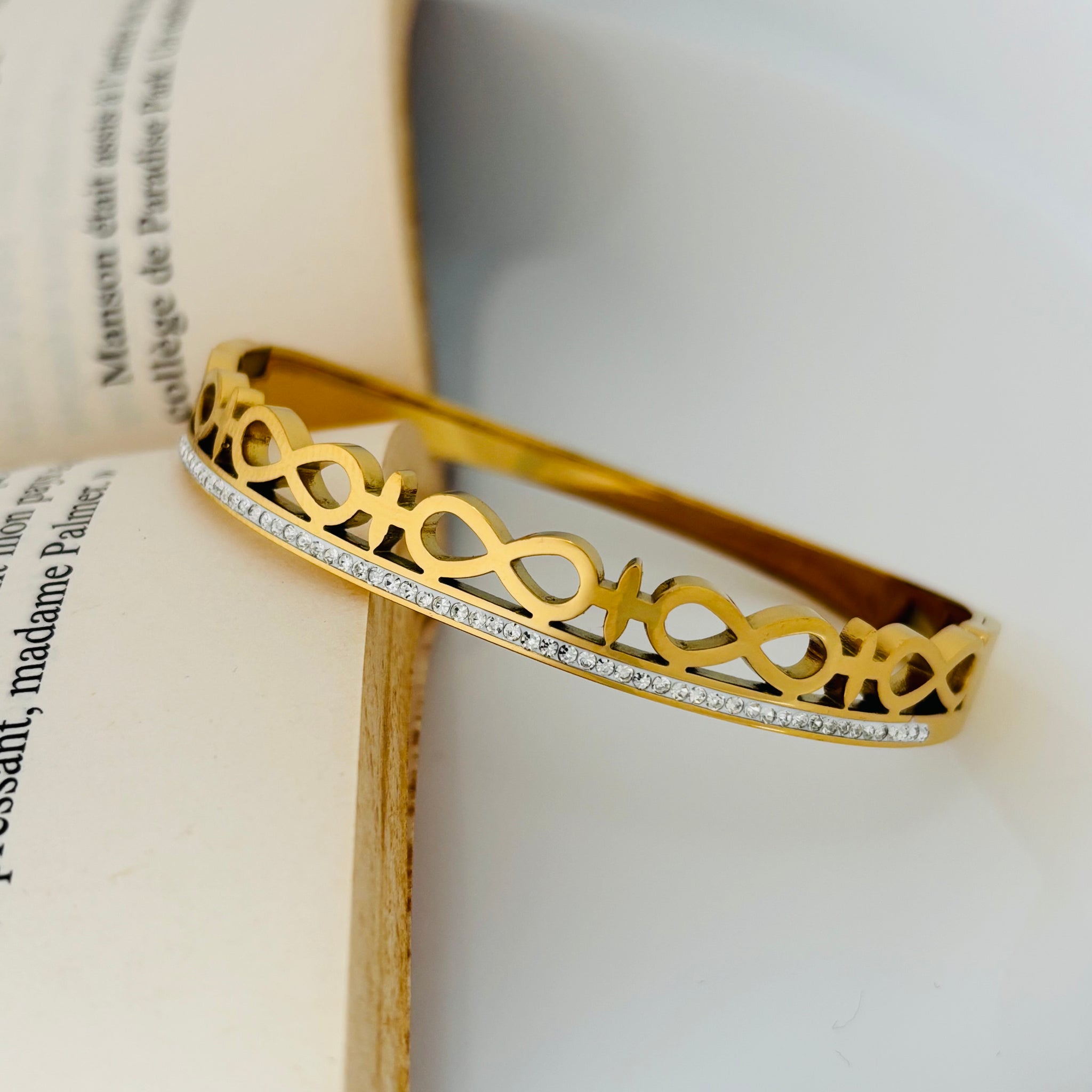 Crystal Infinity Bracelet