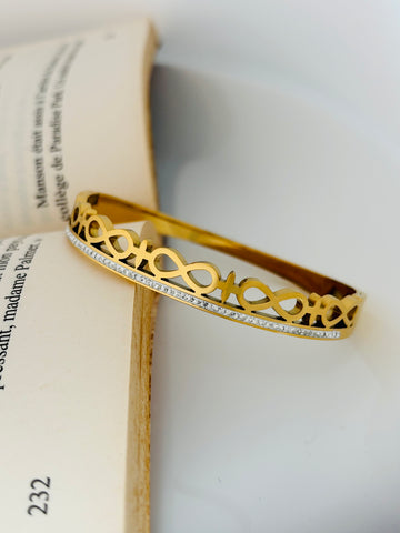 Crystal Infinity Bracelet