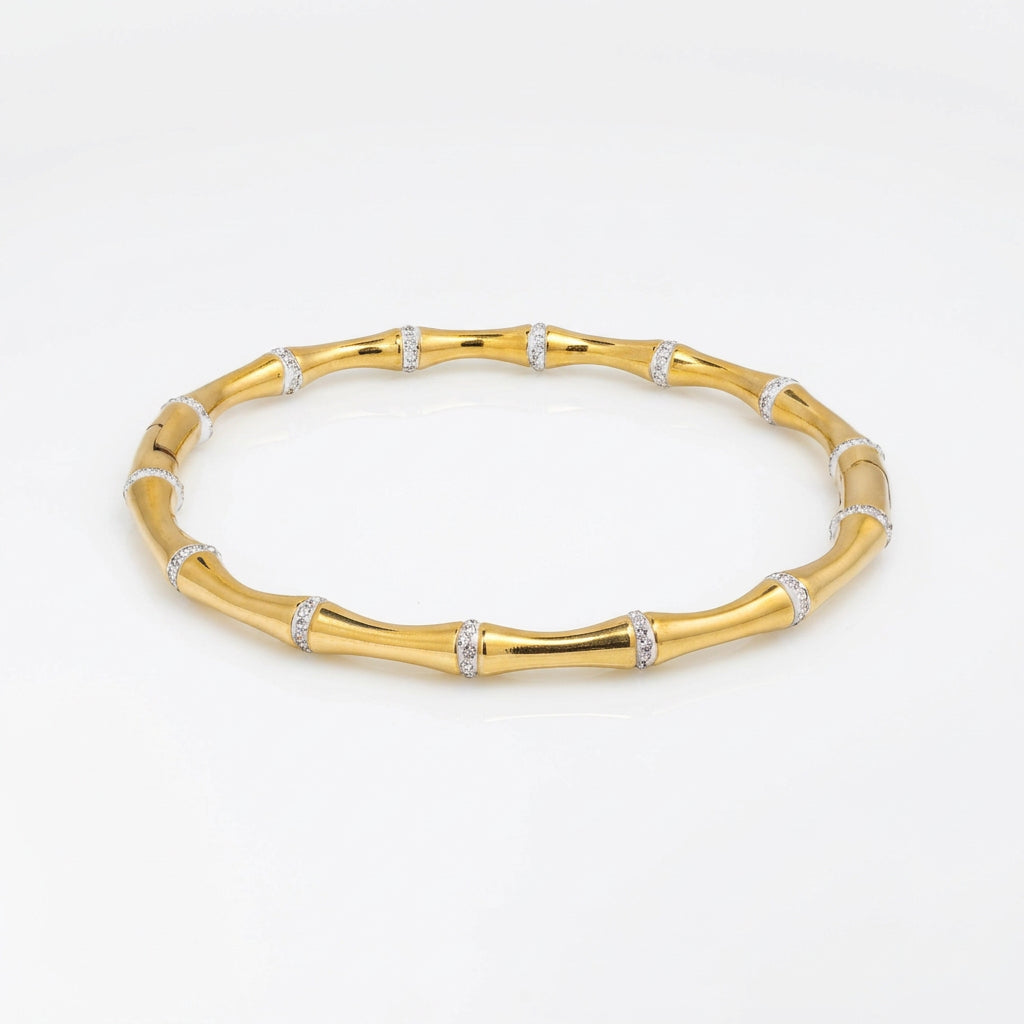 Bamboo Crystal Bracelet