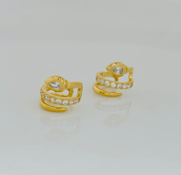 Serpent trio Ear Cuff