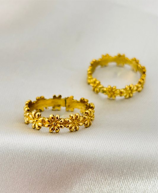 Flora Toe Rings