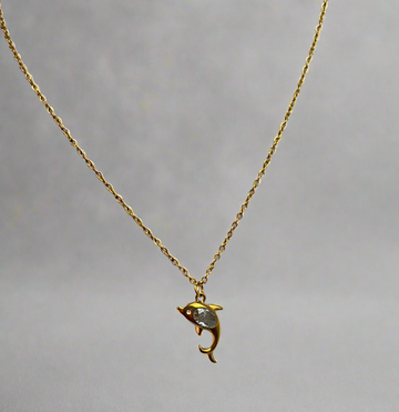 Crystal Dolphin Necklace