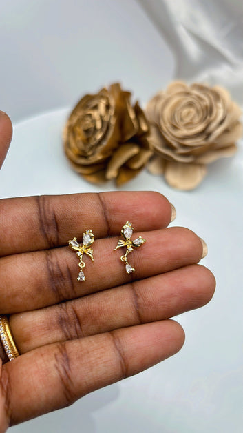Crystal Butterfly Earring