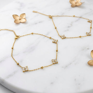 Diamond Glow Anklet