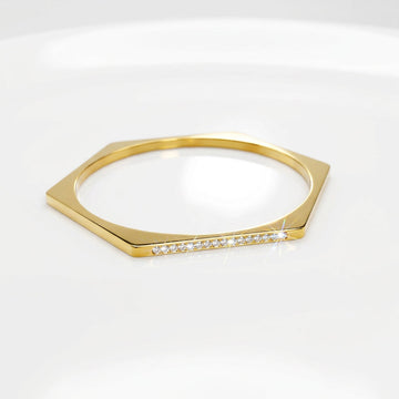 Hexa Crystal Bangle