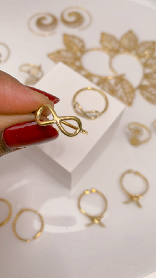 Infinity Toe Rings