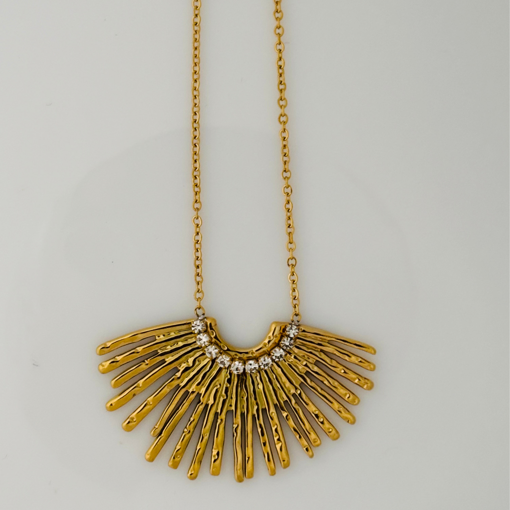 Crystal Ray Necklace