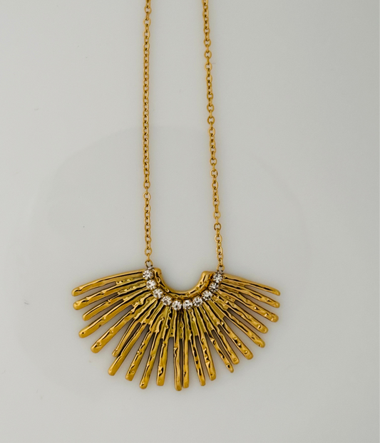 Crystal Ray Necklace