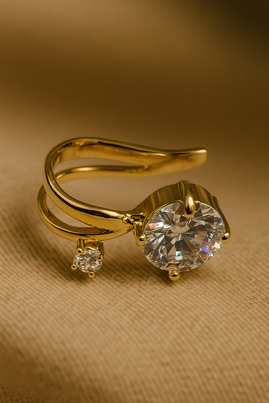 Solitaire Ear Cuffs